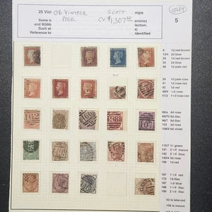 Great Britain Vintage Stamp Collection -  $1,307 - Lot #10684 - Picture 1 of 2