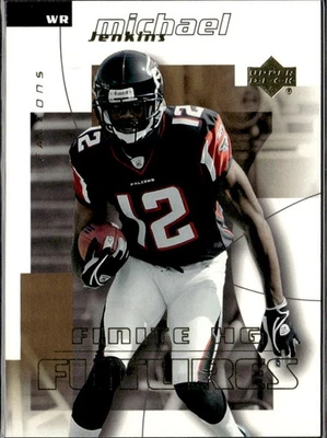 2004 Upper Deck Finite HG Futures /275 Michael Jenkins Falcons #101 - Image 1 of 2