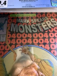Mark Spears Monsters #4 Cover F-Holofoil Flip Cover Keenspot Ent. CGC 9.4 - Bild 1 von 6