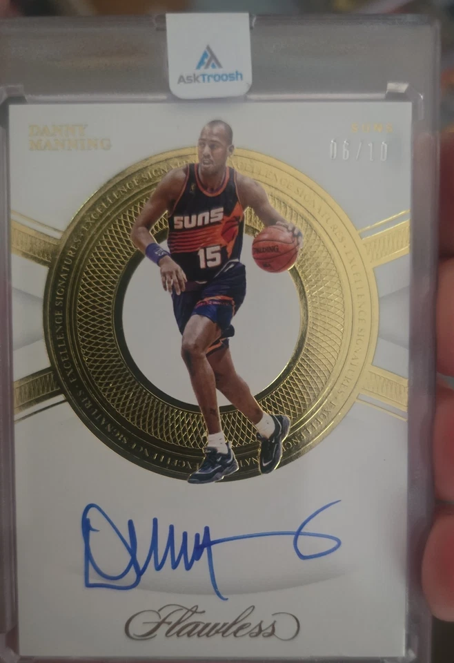 Panini Flawless 2019-20 - Danny Manning en tarjeta automática (autógrafo) dorado/10  Foto 1 de 1