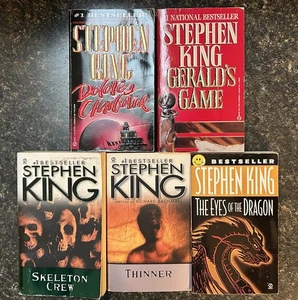 STEPHEN KING 5 PAPERBACK BOOK Lot SIGNET NOVELS SOME 1ST EDITIONS - Bild 1 von 6