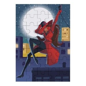 Carmen Sandiego Wooden Jigsaw Puzzle 35 Pieces Safe Eco-Friendly Gift for Kids - Picture 1 of 6