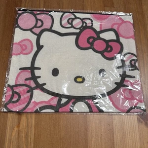 Hello Kitty Kosmetik Make-up Tasche Große Kapazität Reißverschluss Neu 9,75" x 8,25" - Bild 1 von 3
