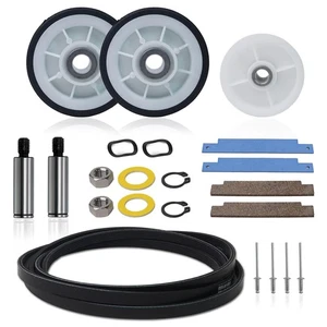 Kit de reparación de secadora rodillos de tambor 12001541 303373K W10116741 303373, correa 3300253... - Imagen 1 de 8