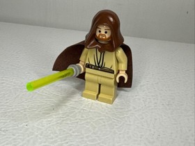 LEGO Star Wars Qui-Gon Jinn Minifigure sw0172 -from 7665 Republic Cruiser (RARE)
