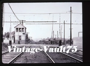 DUPLIKAT DIA LIRR LONG ISLAND EISENBAHN OLIVET TURM NY ANFANG 1900 - Bild 1 von 1