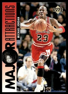 1995-96 Upper Deck Major Attractions Michael Jordan/Queen Latifah Chicago Bulls - Picture 1 of 2