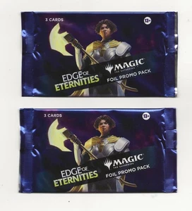 LOT 2 EDGE OF ETERNITIES FOIL Promo Booster Pack EoE Magic ENGLISH sealed MTG - Picture 1 of 1