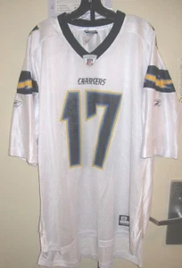 Los Angeles Chargers NFL Reebok Classic White Philip Rivers #17 2XL Jersey - Picture 1 of 5