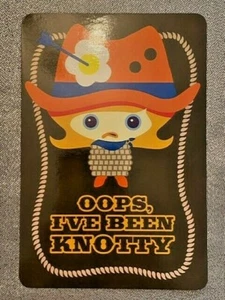 RARE POSTCARD - COLOUR - COMICAL - OOPS I'VE BEEN KNOTTY NOVELTY FUNNY FLYER - Picture 1 of 1