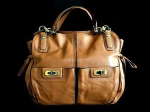 Coach Ltd Ed Flagship Chelsea Caramel Leather XL Tote Bag Shoulder Purse RARE! - Picture 1 of 1