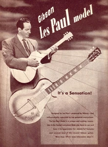 Gibson Les Paul - 1952 - Promotional Advertising Poster - Picture 1 of 1