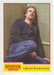 2018 Stranger Things Season 1 Trading Card #92 I Know Everything