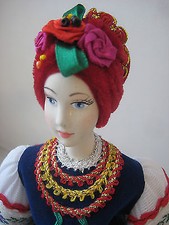 _ Very Nice Ukrainian HAND MADE Porcelain Doll