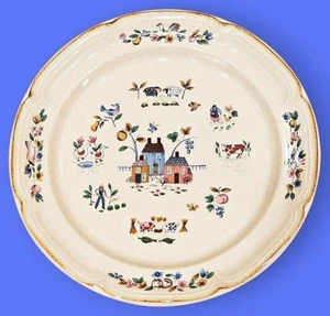 International Heartland China Stoneware 12” Round Serving Platter Chop Plate - Picture 1 of 8