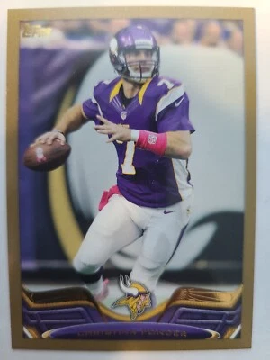 2013 Topps - Christian Ponder #328 Gold #0758/2013 - Image 1 of 2