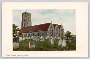 AK Pfarrkirche Gorleston am Meer England - Bild 1 von 2