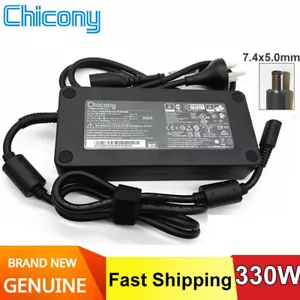 Genuine Chicony A330A014Q A20-330P1A 16.92A AC Adapter Laptop Charger 7.4×5.0mm - Picture 1 of 3