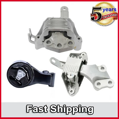 Front Motor & Trans Mount for Auto. 3PCS For 2012-2015 2017 Chevrolet Cruze 1.4L - Image 1 of 4
