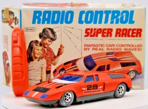 Straco Radio Control Super Racer NO. 739892 Mercedes-Benz C111 Black/Orange VTG - Picture 1 of 6