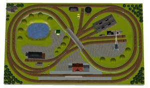 GP2-0050 Märklin planimetria a C Testhausen 200 x 120 cm (DIN A4 colore cartella) - Foto 1 di 6