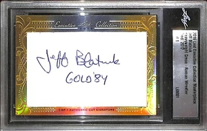 Jeff Blatnick Signed 2016 Leaf Executive Collection Masterpiece 1/1 Card UFC HOF - Picture 1 of 24