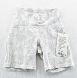 LuluLemon Align Short 6” Size 4 White Lulu Fits RARE Lemon Train Times Short - Picture 1 of 4