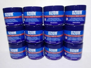 Ozium 12 Original 4.5oz Smoke & Odors Eliminator Gel Car Air Freshener Home - Picture 1 of 2
