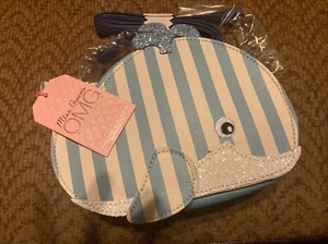 New but as is Whale Handbag Purse by MISS GWENS OMG accessories blue - Picture 1 of 5