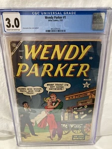 Wendy Parker #1 (July 1953, Atlas Comics) Rare, Golden Age, CGC Graded (3.0) - Picture 1 of 3