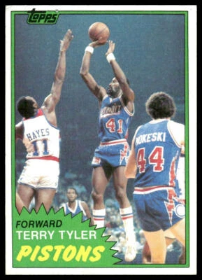 Terry Tyler #MW84 1981-82 Topps Detroit Pistons - Image 1 of 2