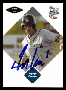 Trevor Crowe signed auto 2005 Justifiable #19 card - Picture 1 of 2