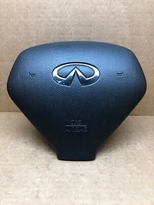 2007-2015 INFINITI G25 G35 G37 EX35 Q40 LEFT DRIVER STEERING WHEEL AIRBAG BLACK - Image 1 of 4