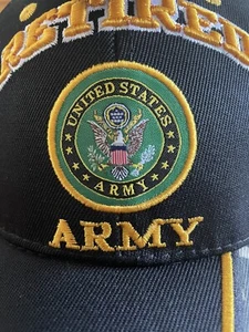 Gorra bordada sombra negra y digital camuflada del ejército de Estados Unidos retirada licencia oficial - Imagen 1 de 8