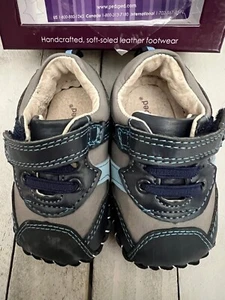Pediped Franklin Navy Baby Boy Shoes US Size 6-12 Months Used - Picture 1 of 4