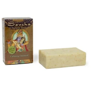 Seifenriegel Saucha - natürlicher beruhigender Haferflocken - 3,5 Unzen (100 g) - Bild 1 von 6
