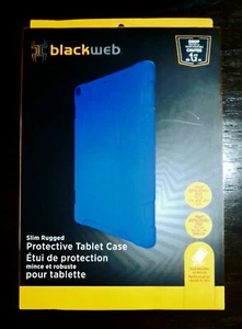 Blackweb Custodia Tablet Protettiva Slim Blu Scuro iPad 2019-2021 10.2 7/8/9a Generazione - Foto 1 di 4