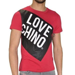 T SHIRT LOVE MOSCHINO ROUGE LOGO LOVE CHINO - Imagen 1 de 1