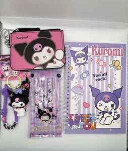 Sanrio Kuromi Stationery Set Gift Bundle 4pcs/Set New US Seller - Picture 1 of 5