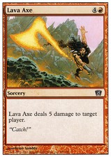 4x Lava Axe MTG 8th Edition NM Magic Regular