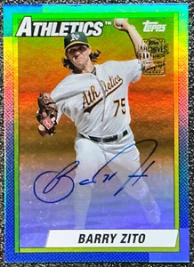 Barry Zito 2023 Topps #90FF-BZ Topps 1990 Fan Favorite Auto Foil /50 (SSP, AU) - Picture 1 of 2