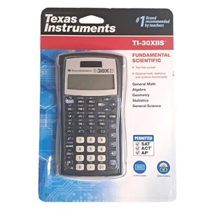 Texas Instruments TI30XIIS Fundamental Scientific Calculator SAT ACT AP Solar+ - Picture 1 of 14