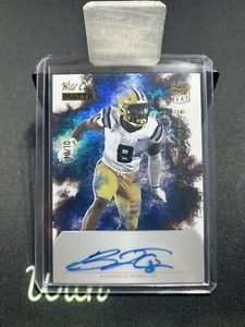 BJ Ojulari Rookie Heat - On Card Auto 10/10 - Wild Card Matte - LSU - Imagen 1 de 2