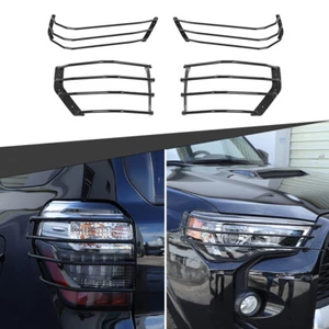 Front & Rear Head Light Guards Cover Trim Bezels For 4Runner 2014+ Accessories - Picture 1 of 12
