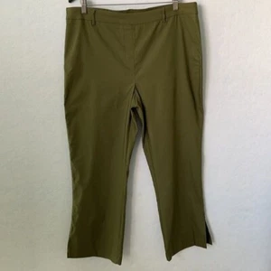 Zac & Rachel Green Stretch Wide Ankle Pants, Size 22W - Picture 1 of 12