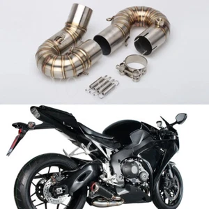 Tubo de enlace de tubo medio silenciador de escape para motocicleta Honda CBR1000RR 2008-2016 - Imagen 1 de 8