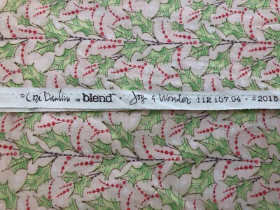 Joy and Wonder by Blend Christmas Trees Cotton Fabric 1/2 yard - Image 1 of 3