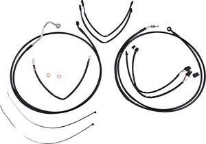 Magnum XR Stainless DOT Handlebar Installation Kits 15" - 17" Black 486422 - Picture 1 of 1