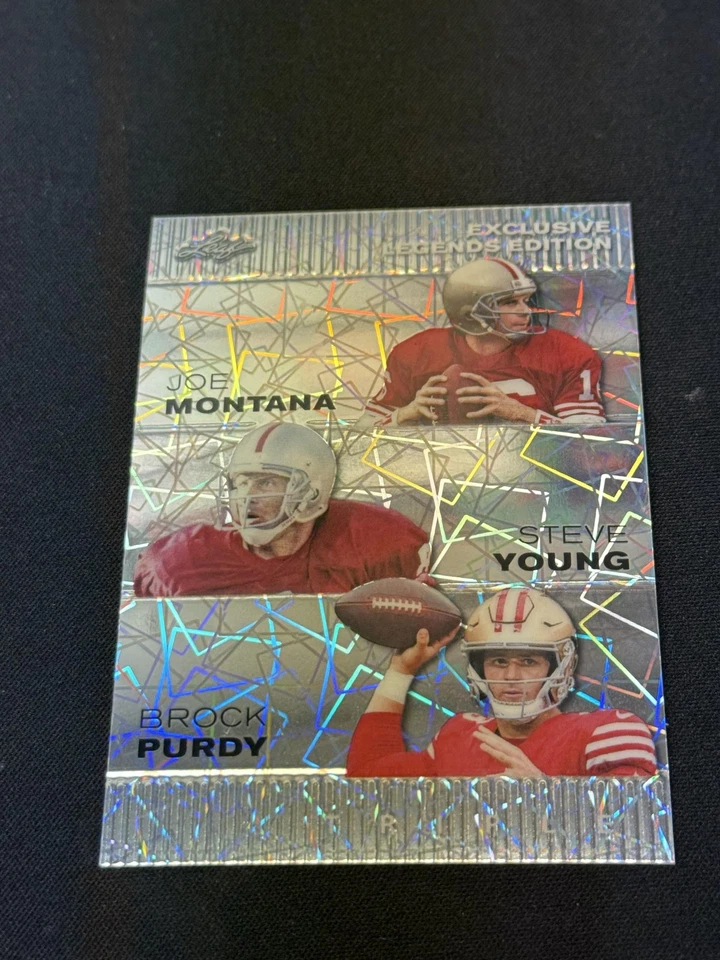 Montana Young Purdy 2024 LEAF Metal Trios Plateado/25 RC 49ers Foto 1 de 2