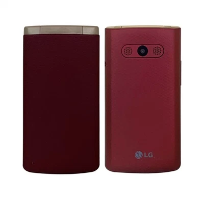 LG Smart Wine H410 Flip Phone – 4GB – Red – Unlocked – Android – Touch & Button - Image 1 of 4